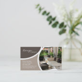 232インテリア・デザインのテンプレートの名刺のテラス 名刺 (スタンド正面)