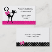 232匹の動物猫の付き添いの名刺 名刺 (正面/裏面)