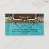 232日焼けのファッションのシャンデリアの不動産業者D 名刺 (裏面)