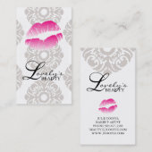 232美しい名刺（口紅） 名刺 (正面/裏面)