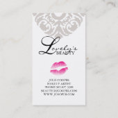 232美しい名刺（口紅） 名刺 (裏面)