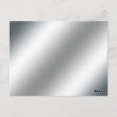 232蝶はがきテーブルカードパープルシルバー ポストカード (裏面)