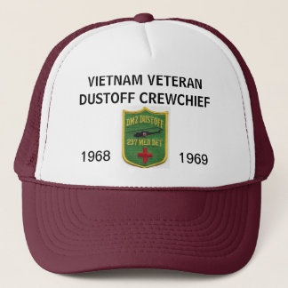 237th DUSTOFF CREWCHIEFの網の帽子 キャップ