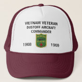 237th MESH HAT DUSTOFFの航空機の司令官 キャップ (正面)