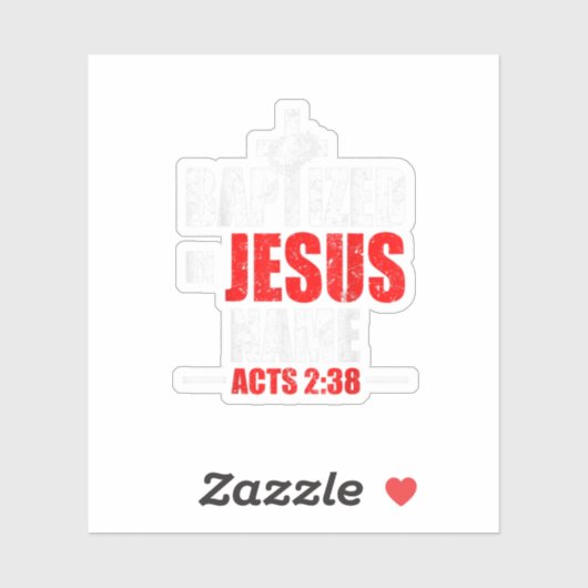 238洗礼イエスのみ シール (シート)