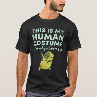 23 これが私の人間のコスプレだ モルモットです Tシャツ