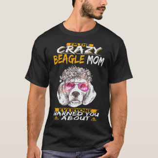 23 クレイジービーグルママ ビーグル Tシャツ