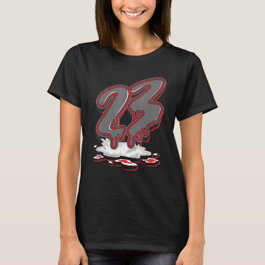 23 ドリップ レトロ 赤外線 4s マッチング tシャツ (正面)