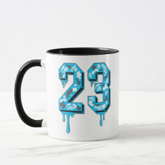 23 ブルーカモフラージュ マグカップ (左)
