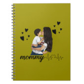 23.母の日ギフトアイディア，母の誕生日引用文 ノートブック (正面)