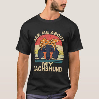 23 私のダックスフントについて聞いて ビンテージ Tシャツ