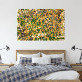 23_008、スプラッタ絵を描アート キャンバスプリント (インサイチュ (寝室))