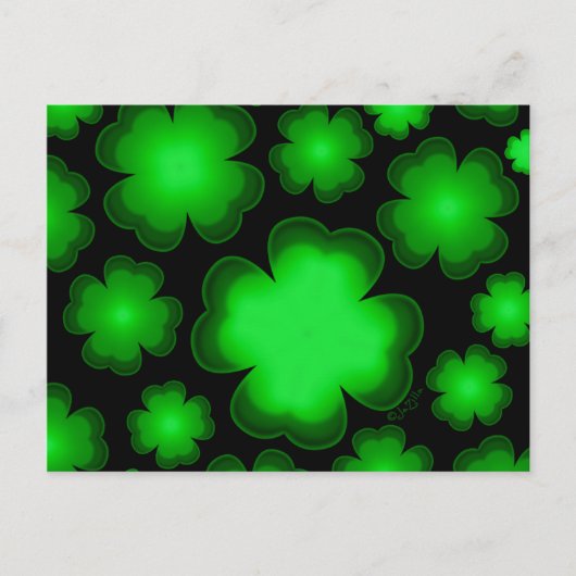 23 4リーフクローバー ポストカード (正面)