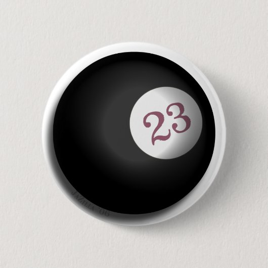 23 4枚のクローバー 缶バッジ (正面)