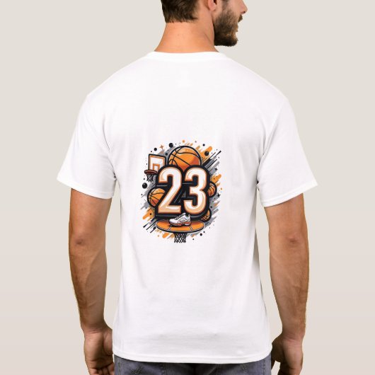 23 basketball fans   tシャツ (裏面)