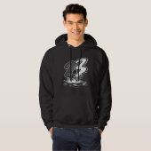 23 Drip Black White Matching For Men Women パーカ (正面フル)