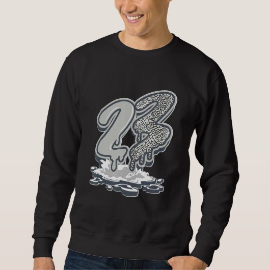 23 Drip Hide And Sneak 3s Matching スウェットシャツ (正面)