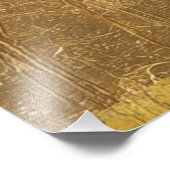 *~* 23 F4フラワーエレガント金ゴールドヴィンテージ フォトプリント            (角)