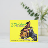 23 Skiはがき ポストカード (スタンド正面)