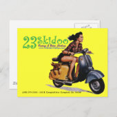 23 Skiはがき ポストカード (正面/裏面)