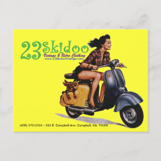 23 Skiはがき ポストカード