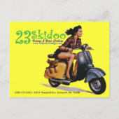 23 Skiはがき ポストカード (正面)