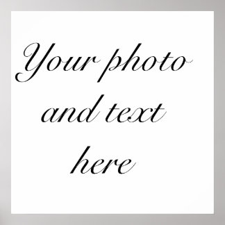 23"x23"ポスタパーソナライズされたー ポスター