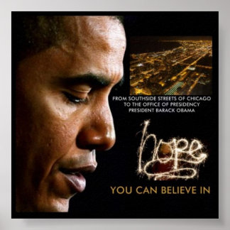 23 x 23' 44代大統領バラク・オバマ・ポスター ポスター