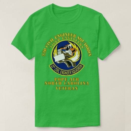 23d土木機関戦隊タイガー技術者ポープA Tシャツ (デザイン正面)