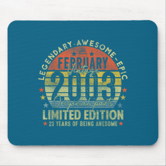 23rd Birthday Legends February 1996 Design マウスパッド