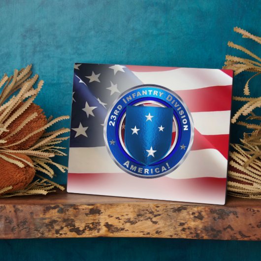 23rd Infantry Division “America!” フォトプラーク (側面)
