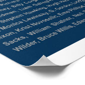 23x35 Print - Atheist Apparel Roll - Blue ポスター (角)