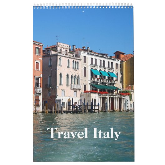 24か月の旅行イタリアカスタム印刷カレンダー カレンダー (カバー)