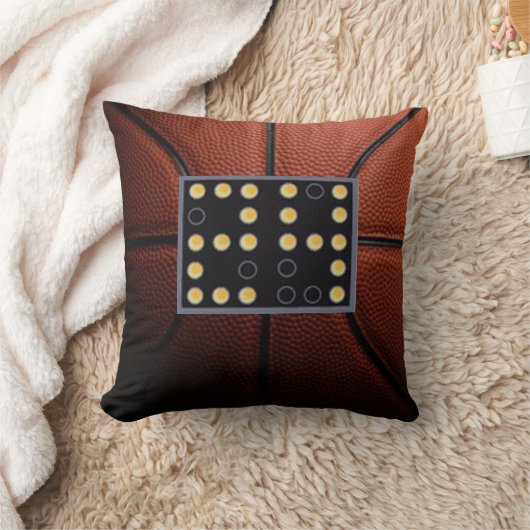 24の第2ショット・クロックのバスケットボールの枕 クッション (ブランケット)