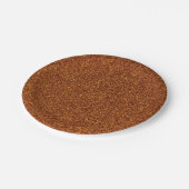 24の銅のグリッターのプリントの輝きのパーティーの供給 ペーパープレート (アングル)