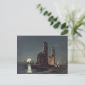 24イラストレットの一つ、メムノンの巨像、テーベス ポストカード (スタンド正面)