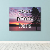 24インチから18インチまでカスタマイズ キャンバスプリント (インサイチュ (ウッドフロア))