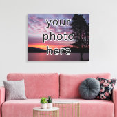 24インチから18インチまでカスタマイズ キャンバスプリント (インサイチュ (リビング))