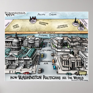 24インチx 20インチ、ポスター – ワシントンD.C. ポスター