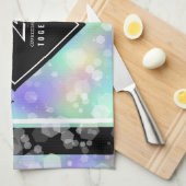 24エレガントth Opalの結婚記念日お祝い キッチンタオル (四つ折り)