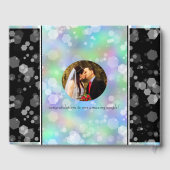 24エレガントth Opalの結婚記念日お祝い ゲストブック (裏面)