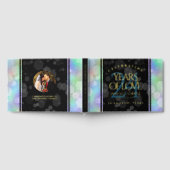 24エレガントth Opalの結婚記念日お祝い ゲストブック (全面)