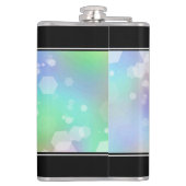 24エレガントth Opalの結婚記念日お祝い フラスク (裏面)