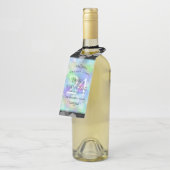 24エレガントth Opalの結婚記念日お祝い ボトルネックタグ (アングル)