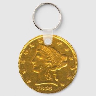 24カラットの金ゴールド キーホルダー