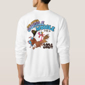 24クルースウェットシャツ – バックデザイン スウェットシャツ (裏面)