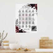 24テーブル座席表（名前あり）、PHOTO Welcome ポスター (キッチン)