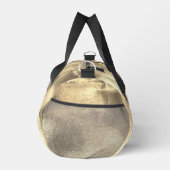 24フェイクK金ゴールドリーフグラムラグジュアリービジネスロゴ ダッフルバッグ (右)