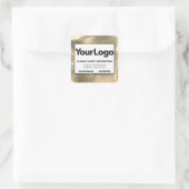 24フェイクK金ゴールドリーフメタルプロフェッショナル製品 スクエアシール (バッグ)