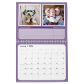 24フォトコラージュ – 1か月あたり2枚 – 日付メモゴール カレンダー (1月 2026)